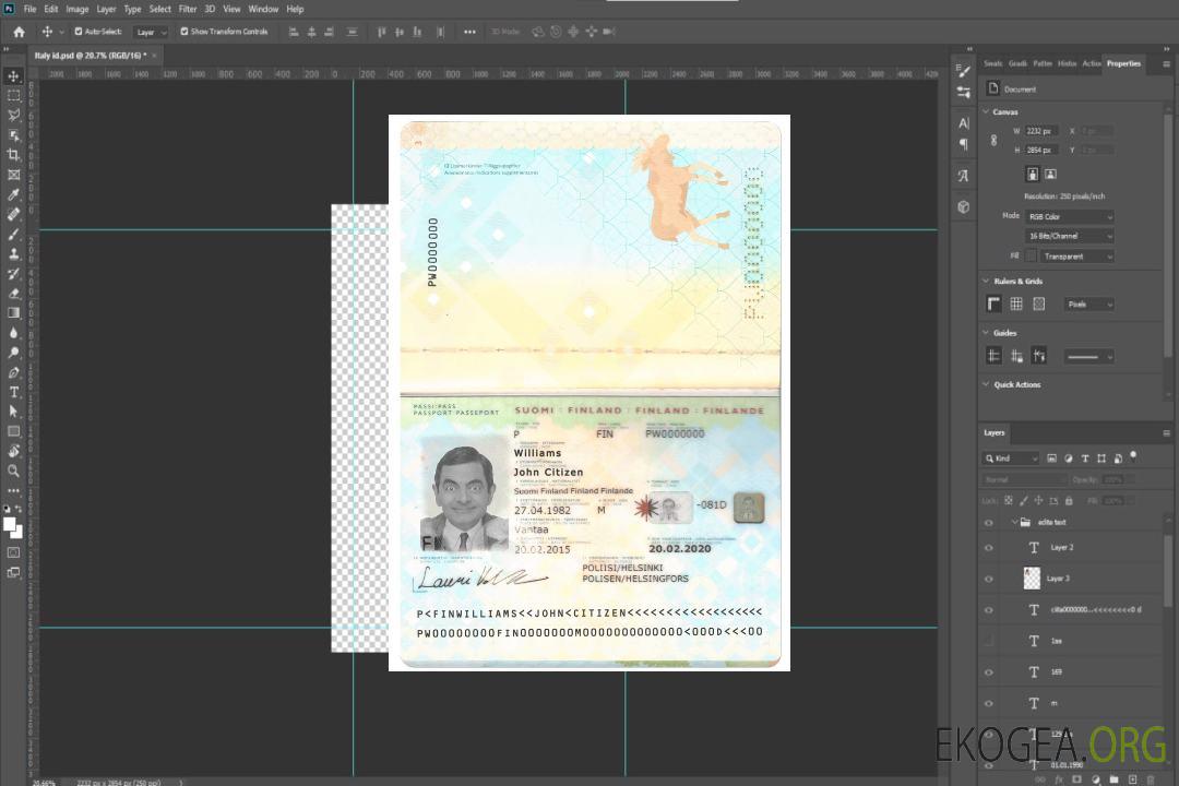 Passeport FINLANDE 2012 - 2017 template Passeport FINLANDE 2012 - 2017 template